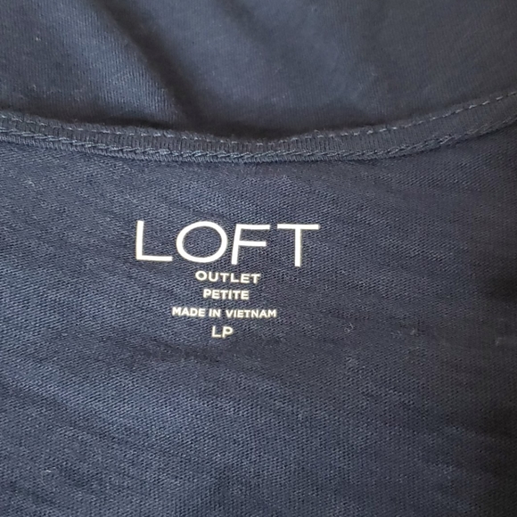 Loft Petite Tie Accent Sleeve Top - Picture 6 of 7